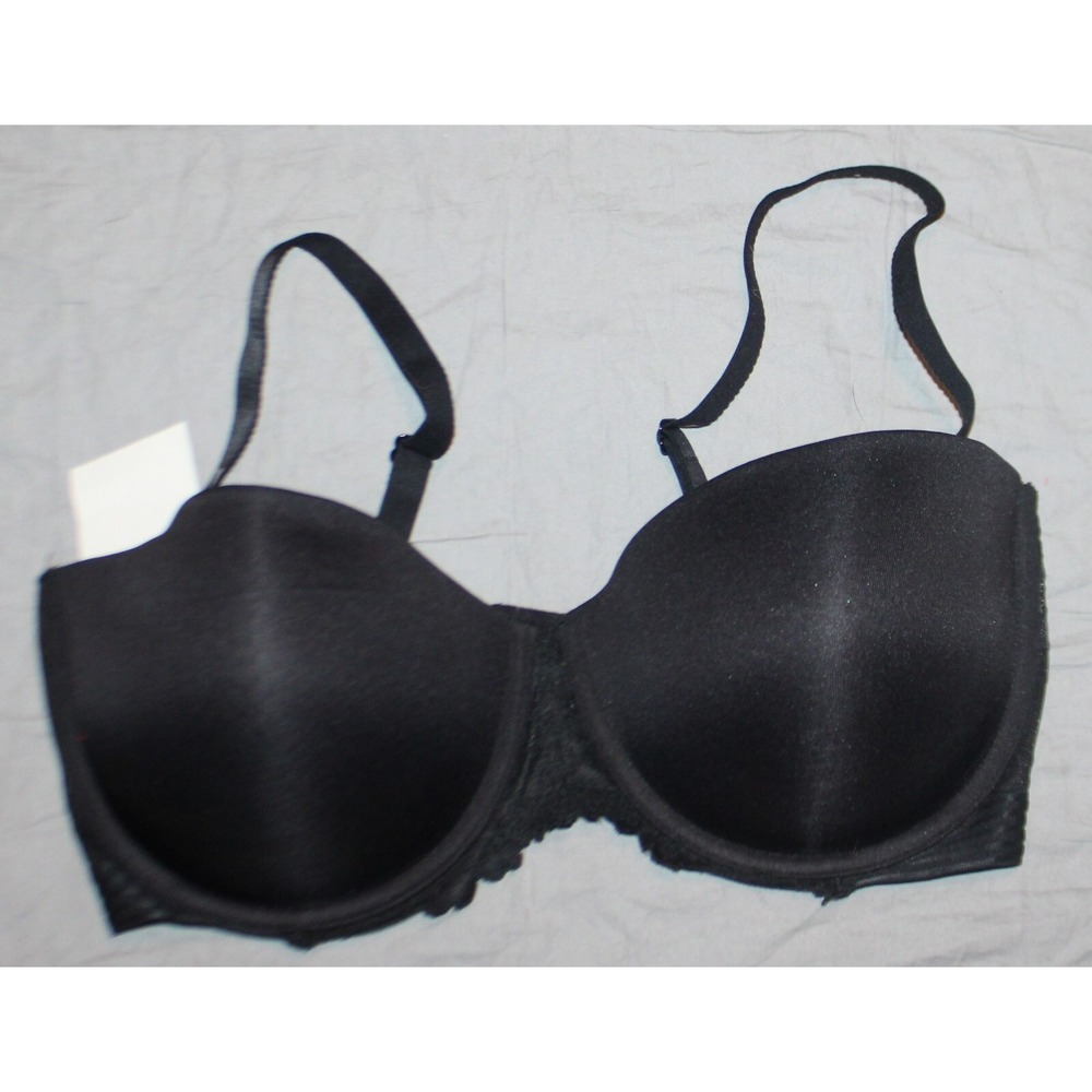 Maidenform Women's bra Lift adjustable strap Size 38DD black 5 ways to wear